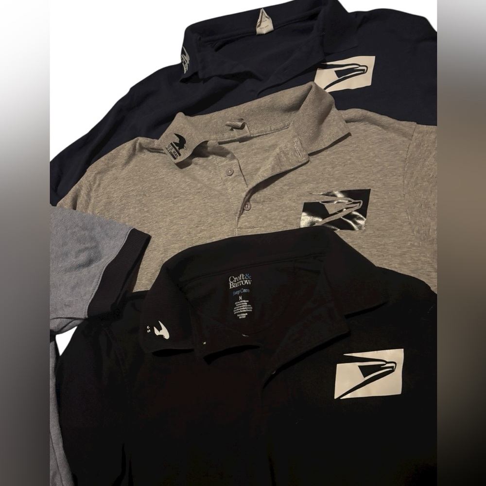 USPS clerk polos size women’s medium - set of 3